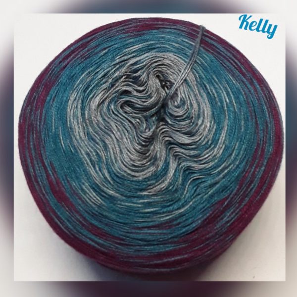 Wollcandy Kelly - Farbverlaufswolle aus Baumwolle und Polyacryl