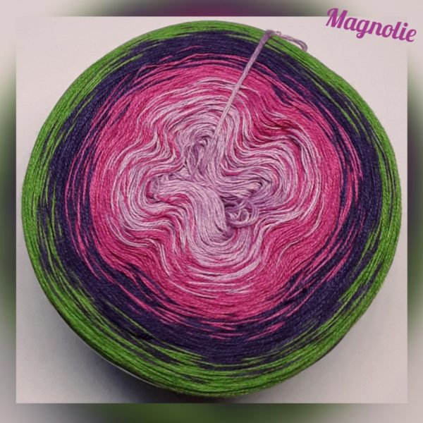 Wollcandy Magnolie - Farbverlaufswolle aus Baumwolle und Polyacryl