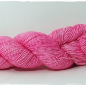 Hot Pink Merino-Sockenwolle 4-fach