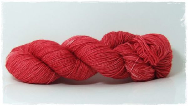 Oxblood Red Merino-Sockenwolle 4-fach