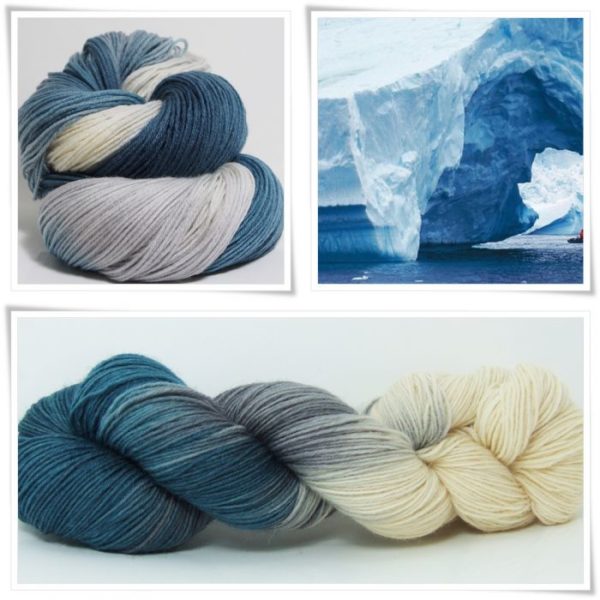 Antarktis Merino-Sockenwolle 4-fach von Wollelfe