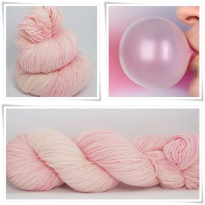 Bubble Gum Sockenwolle 4-fach von Wollelfe