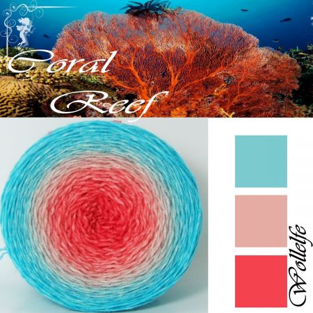 Coral Reef - Merino Pure von Wollelfe