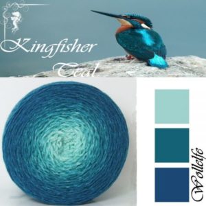 Kingfisher Teal - Merino Pure von Wollelfe