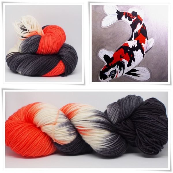 Koi Merino-Sockenwolle 4-fach von Wollelfe