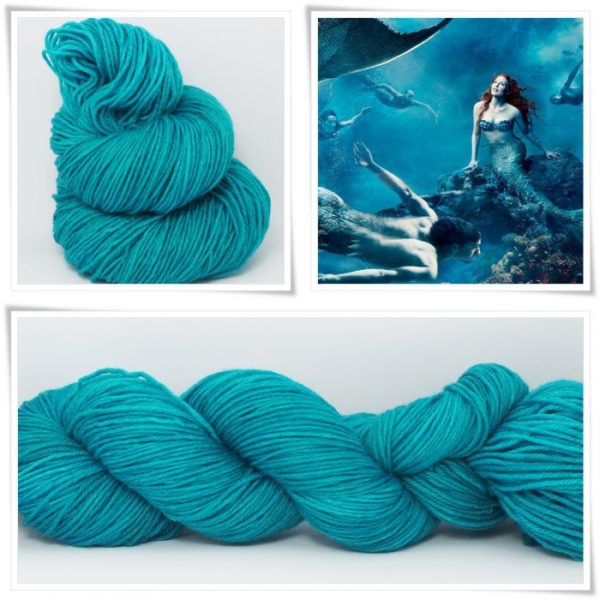 Mermaids Dream Sockenwolle 4-fach von Wollelfe
