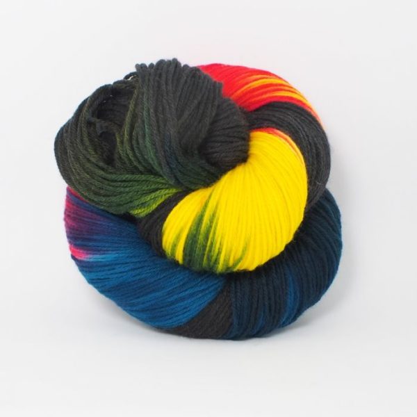 Abstract Merino-Sockenwolle 4-fach von Wollelfe
