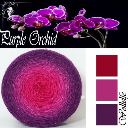 Purple Orchid - Merino Pure von Wollelfe