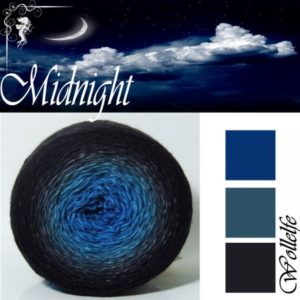 Midnight - Merino Pure von Wollelfe