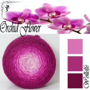 Orchid Flower - Merino Pure von Wollelfe