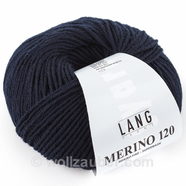 Merino 120 F0025 Nachtblau von Lang Yarns