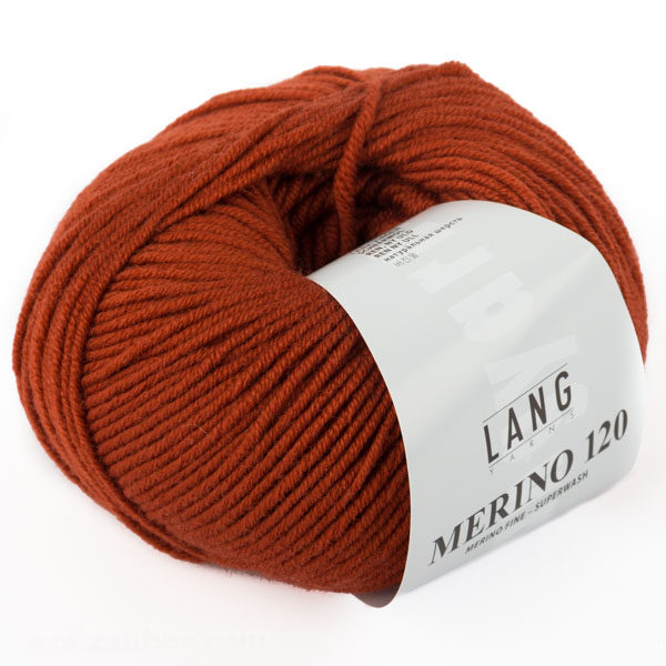 Merino 120 0187 Ziegel von Lang Yarns