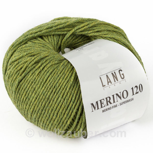 Merino 120 F0297 Olive Melange von Lang Yarns