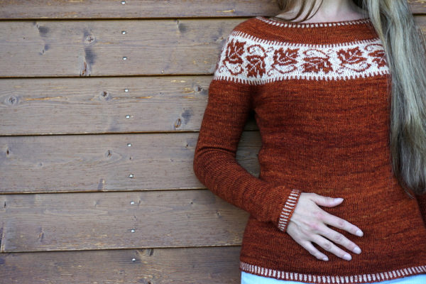 Strickanleitung Maple Leaves Sweater von Asita Krebs / sidispinnt