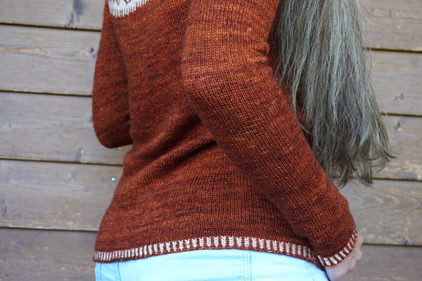 Strickanleitung Maple Leaves Sweater von Asita Krebs sidispinnt