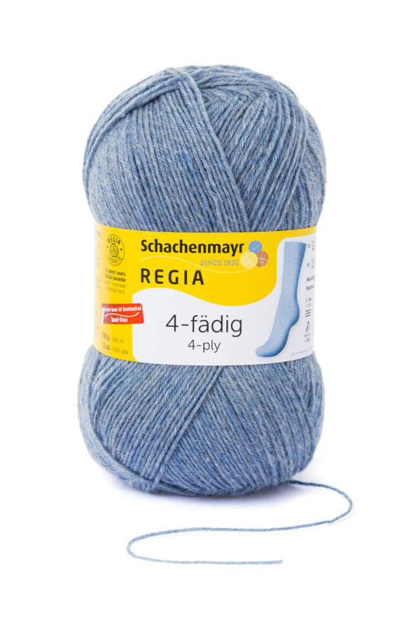 Regia 4-fädig 01980 graublau mel. von Schachenmayr