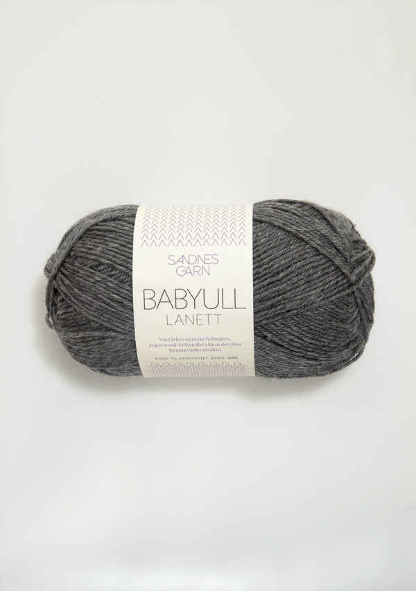 Babyull Lanett col 1053 dark grey mottled von Sandnes Garn