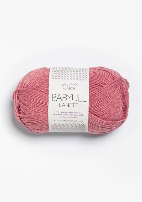 Babyull Lanett col 4023 dusty pink von Sandnes Garn