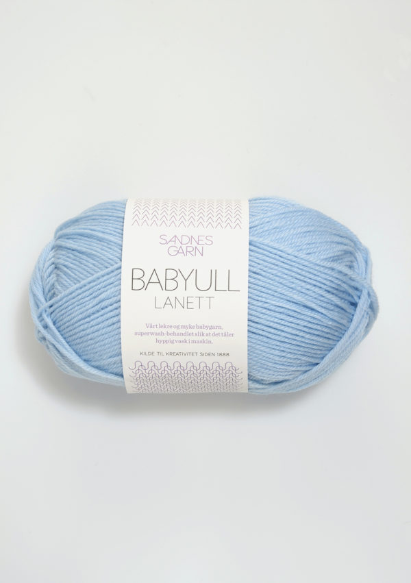 Babyull Lanett col 5930 light blue von Sandnes Garn