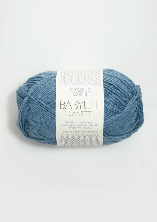 Babyull Lanett col 6033 medium blue von Sandnes Garn