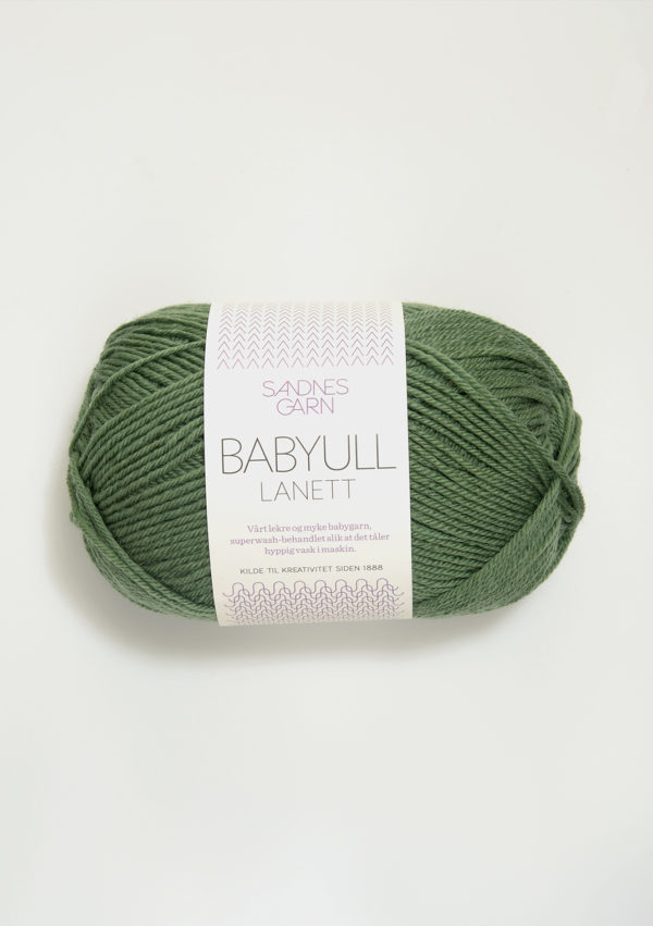 Babyull Lanett col 8543 green von Sandnes Garn