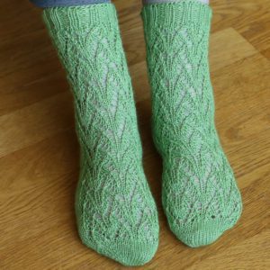 Strickanleitung Else's Estonian Lace Socks Toe Up von Tanja Lüscher