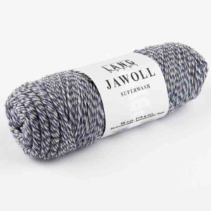Jawoll Uni 0151 Blue Jacquard von Lang Yarns