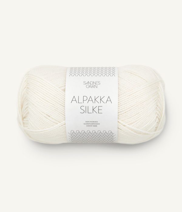 Alpakka Silke col.1002 creme von Sandes Garn