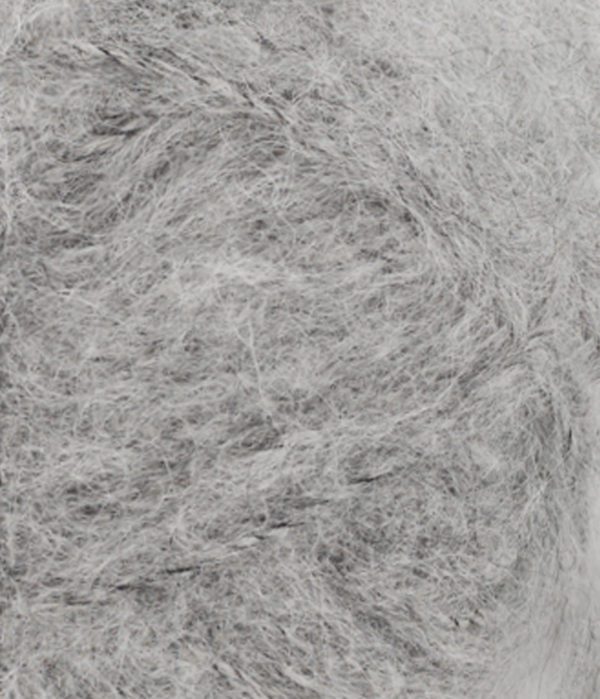 Borstet Alpakka col. 1042 grey mottled von Sandes Garn