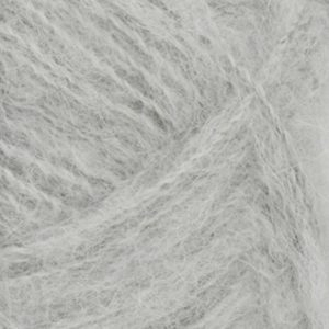 Borstet Alpakka col. 3502 grå tåke von Sandes Garn