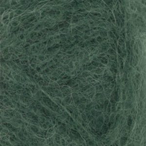Borstet Alpakka col. 8581 dyp skoggrønn von Sandes Garn