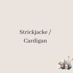 Anleitungen für Strickjacken und Cardigans von Asita Krebs