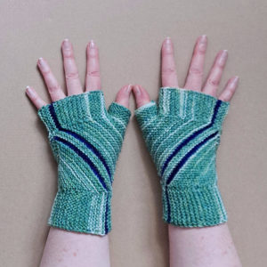 Strickanleitung Partly Biased Fingerless Gloves von Sybil R