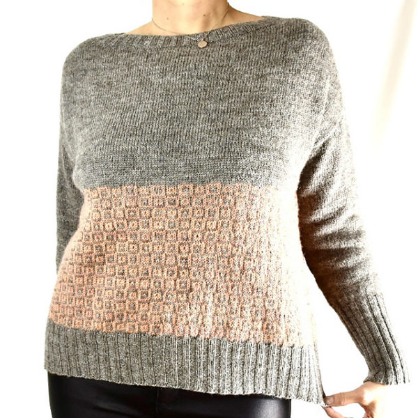 Strickanleitung Tiles Sweater von Astrid Müller