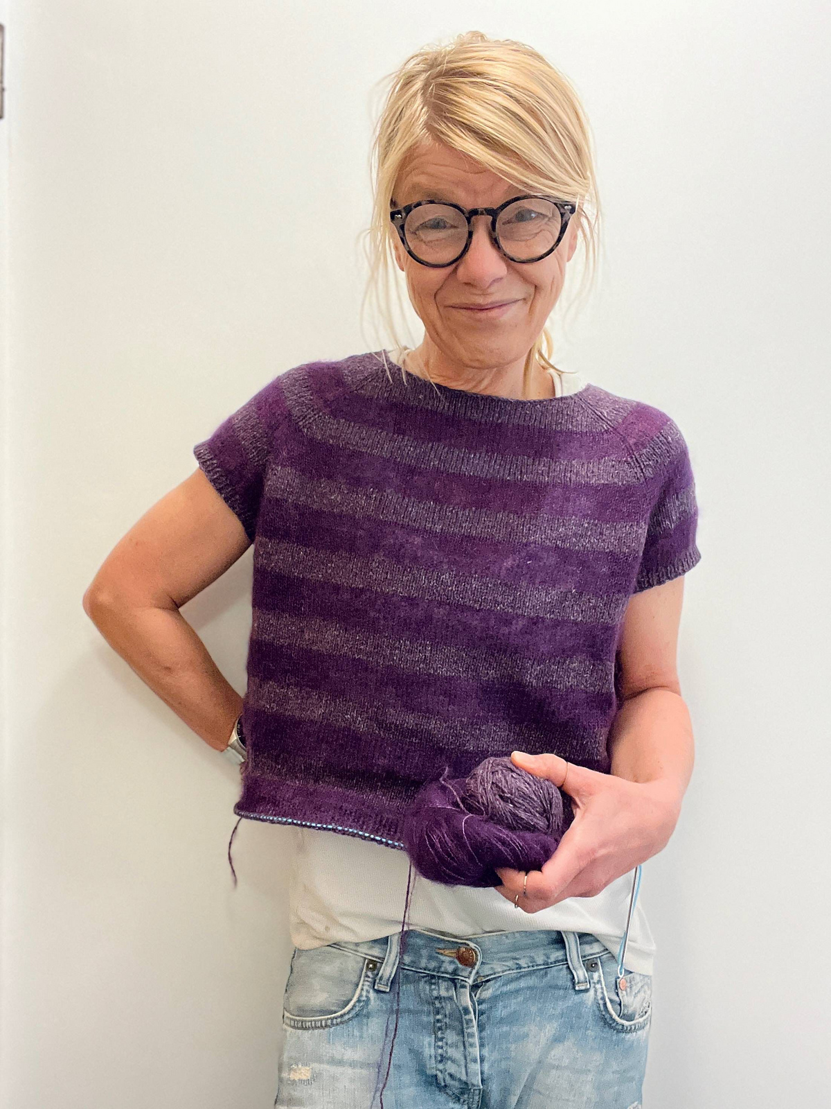 Strickanleitung Purple moon von Isabell Kraemer
