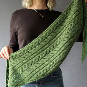 Strickanleitung Farnfeld-Schal von Lisa Hannes Maliha Design